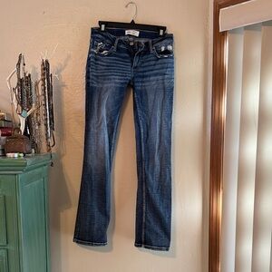 Buckle Stella Slim fit low rise bootcut jeans, 27x31.5